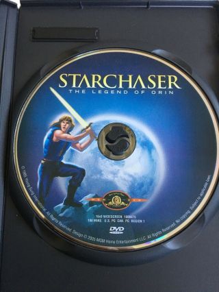 Starchaser - The Legend of Orin (DVD 2005) RARE OOP DVD,  Star Wars Era Animation 2