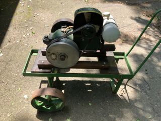 Coldwell Cub hit and miss stationary engine on cart RARE 2