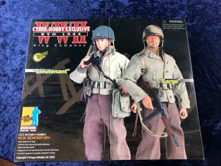 Cyber - Hobby Wwii " Combat " Tv Show King Company " Sarge And Lieutant " Eto 1944