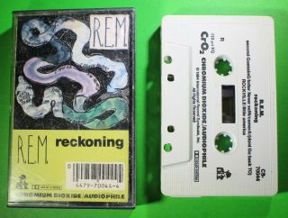 R.  E.  M.  (rem) Reckoning Audio Cassette Tape Rare Collectible Chrome 1984