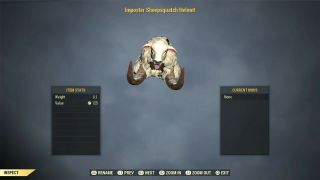 Fallout 76 Ps4 Rare Sheepsquatch Helmet (no Outfit) 