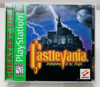 Castlevania: Symphony Of The Night Gh (playstation 1,  Ps1,  1997) Rare Complete