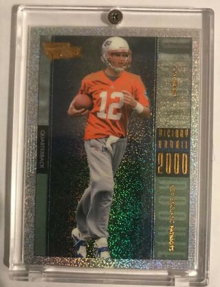 2000 Ultimate Victory Tom Brady Rare Gold Parallel Rookie Card 146 Pats Goat - 6