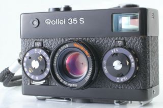 Rare {mint} Rollei 35 S Black Film Camera,  Sonnar 40mm F2.  8 Lens Japan 206r