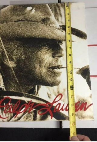 Ralph Lauren X - Large Coffee Table Book Hard Cover - 1st Edition W/slip Cover - Rare