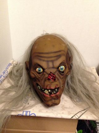 Rare Illusive Concepts Halloween Mask Full Head,  1996 The Crypt Keeper Authentic