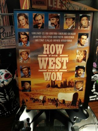 How The West Was Won (dvd,  1999) - First Edition Snapcase - James Stewart - Rare