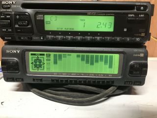 Rare Sony Mobile ES Combo CDX - C710 CD XDP - 766EQ Equalizer Old School Car Stereo 2