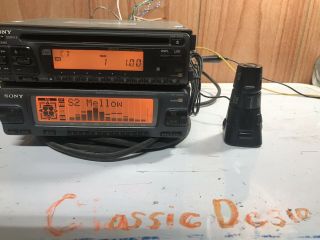 Rare Sony Mobile ES Combo CDX - C710 CD XDP - 766EQ Equalizer Old School Car Stereo 3
