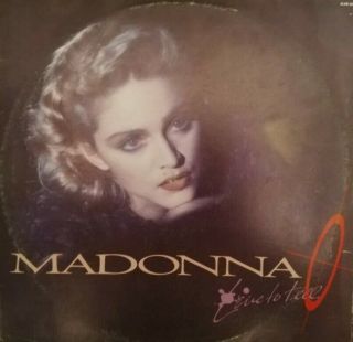 Madonna " Live To Tell " Mexican 12 " Single Very Rare Spanish Titles Madame X