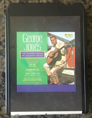]george Jones - The Crown Prince Of Country Music 8 - Track Tape Rare