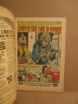 Out of the Shadows 9 RARE Skeleton C.  Standard Pre - Code Horror Comic July 1953 3