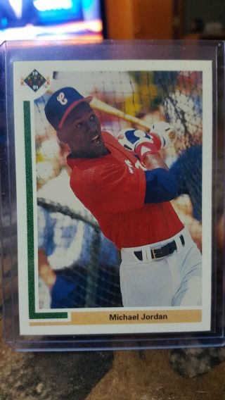 Rare: 1991 91 Upper Deck Michael Jordan Sp1,  Sp Rookie Card White Sox Baseball