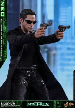 HOT TOYS THE MATRIX NEO KEANU REEVES 1:6 FIGURE in Brown Box 3