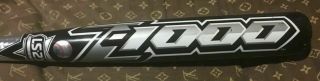 Louisville Slugger Tpx Z1000 Bb12z 33 - 30 Bbcor Baseball Bat Rare
