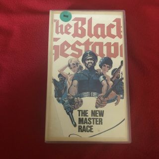 The Black Gestapo Vhs Trend Video - Rare 70s Blaxploitation Cult Film Exploitation
