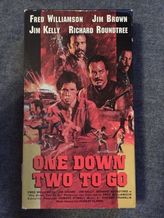 One Down Two To Go (1982) Vhs Rare Blaxploitation