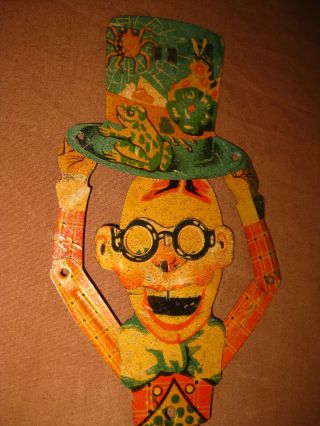 ANTIQUE GERMANY Distler Levy Gely Harold Lloyd LITHO TIN TOY SCISSORS 1920s RARE 3