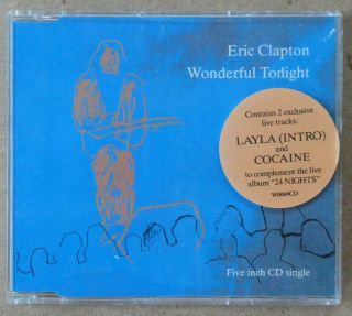 Eric Clapton – Wonderful Tonight Rare Live Cd Vg