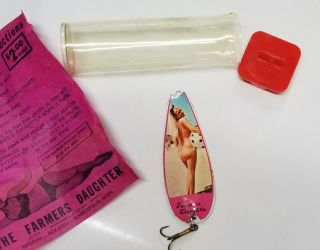 Vintage Farmers Daughter Fishing Lure.  Very Rare