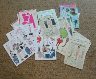 Vtg Set Of 48 Sheets Of Betsy Mccall & Others Paper Dolls Uncut 1985 - 2009 5
