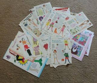 Vtg Set Of 62 Sheets Of Betsy Mccall & Others Paper Dolls Uncut 1976 - 2005 4