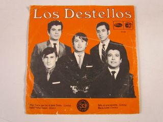 Los Destellos Very Rare 7 " Ep 33 Rpm Cumbia Psych Descarga Peru Master