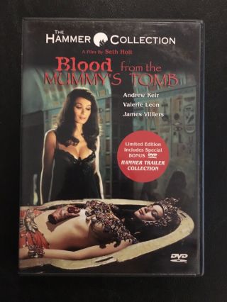 Rare Oop Blood From The Mummys Tomb (2001 Anchor Bay Dvd) Limited Edition