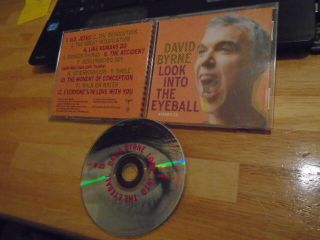 Rare Adv Promo David Byrne Cd Look Into The Eyeball Talking Heads Imani Coppola