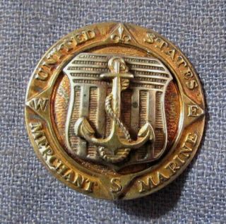 Antique Vintage United States Merchant Marine Pin Badge