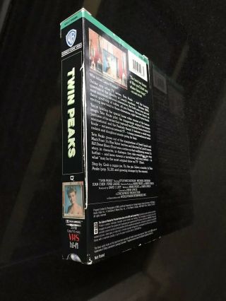 Twin Peaks RARE VHS Special Home Video Edition pilot David Lynch cult classic 3