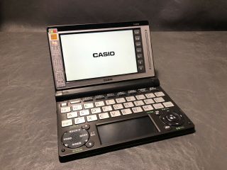 Casio E - E200 English Chinese Electronic Dictionary Translator Black Rare