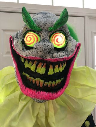 Spirit Halloween Wacky Mole Clown Life Size Prop Circus Animated Rare