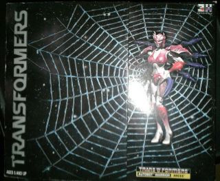 Transformers Arcee Black Widow Spider Botcon 2001 Exclusive Hasbro Htf