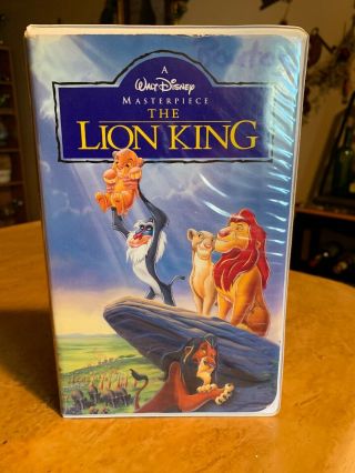 The Lion King (vhs,  1995) Rare Disney Masterpiece