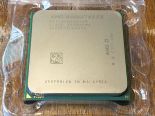 AMD Athlon 64 FX - 60 - 2.  6GHz Dual - Core (ADAFX60DAA6CD) - Very Rare CPU 2