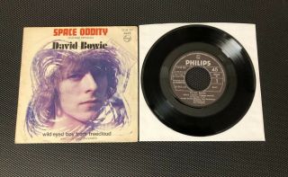 David Bowie - Space Oddity - Dialogo Espacial Rare Spain 45 Philips,  Mono 1970