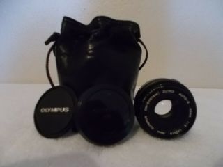 Rare Olympus Om - System Zuiko Auto - S 40mm 1:2 Camera Lens