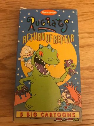 Rugrats - Return Of Reptar (vhs,  1997) Nickelodeon Rare