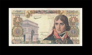 1.  9.  1960 Banque De France 100 Nf Francs X - Rare " A " ( (ef, ))