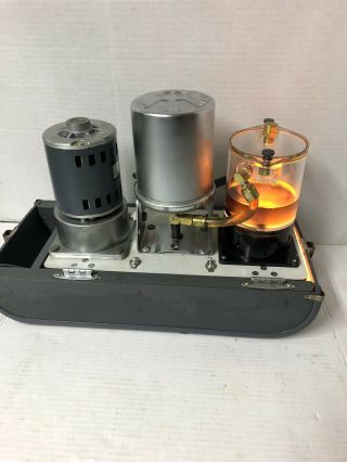 Rare Frantz Oil Filter Salesman Demo Tin Can Filter Pump Gas & Oil Collectible