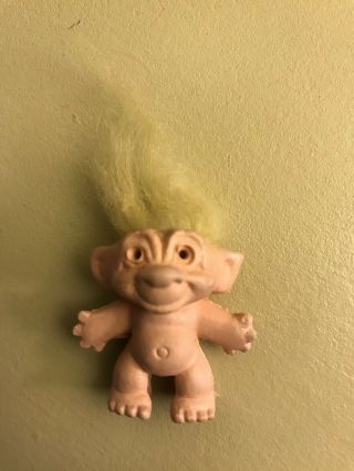Vintage 1960s Troll She Scandia House Pencil Topper Needs Restoration And Love
