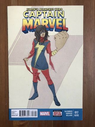 Captain Marvel 17 Rare 2nd Print Variant 1st Kamala Khan Ms Nm 