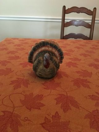 Primitive Vintage Early Style Fall Thanksgiving Turkey