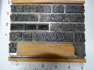 Letterpress Type - Vogue Initials (Extremely Rare) (ATF) 2