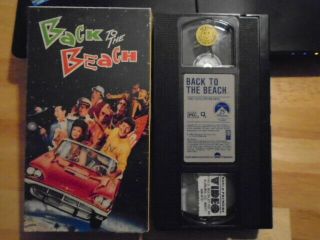 Rare Oop Back To The Beach Vhs Film 1987 Frankie Avalon Annette Funicello Grease