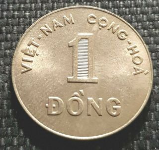 1964 Ancient Vietnam 1 Dong Coin,  Unc Rare (plus 1 Coin) D7970