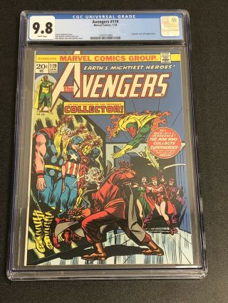 Marvel Comics The Avengers 119 Cgc 9.  8 The Collector Loki Rare