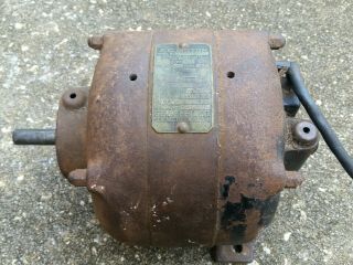 Antique General Electric Motor A.  C Model 20001 1/6 Hp 1725 Rpm