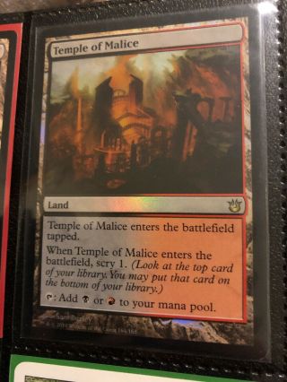 Magic The Gathering: Born Of The Gods - Temple Of Malice Foil Nm